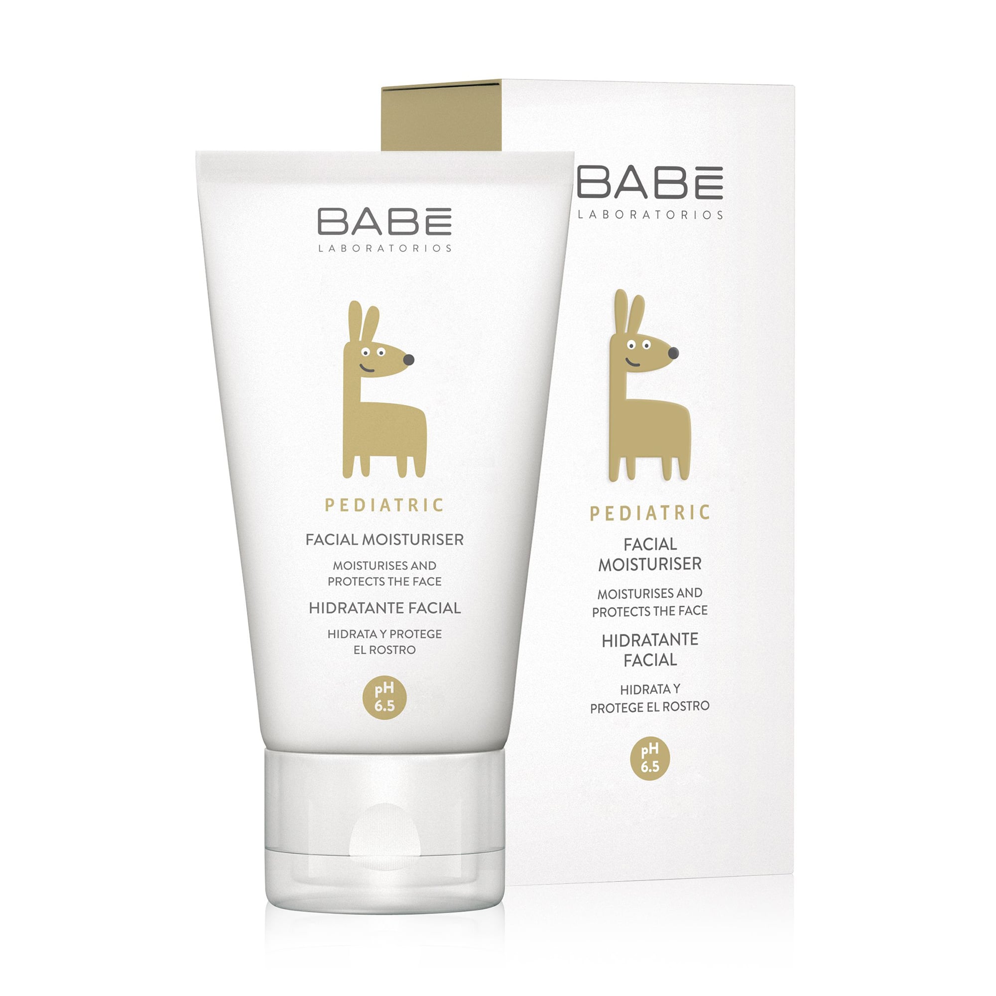 Уцінка! Дитячий крем для обличчя BABE Laboratorios Facial Moisturiser зволожувальний із захисними властивостями, 50 мл